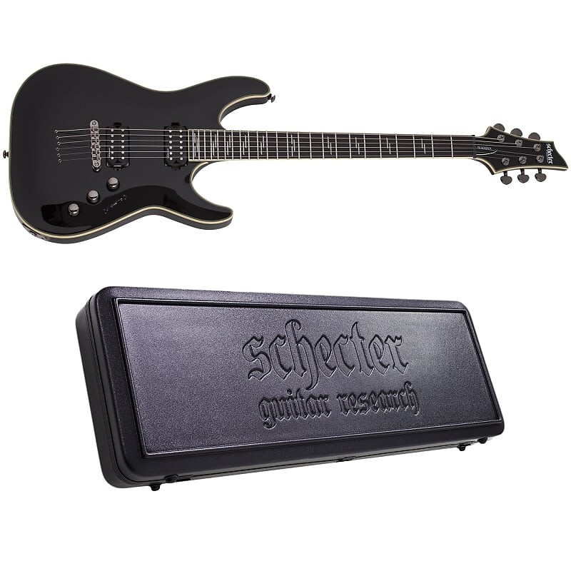 

Электрогитара Schecter C-1 Blackjack Gloss Black Electric Guitar + Hard Case C1