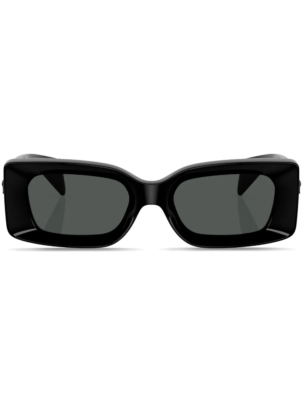 

Солнцезащитные очки в прямоугольной оправе с декором Medusa Versace Eyewear, черный