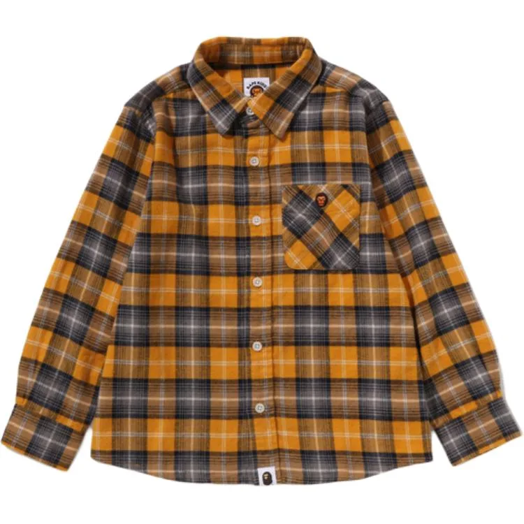 Рубашка FW25 для детей 3-7 лет A BATHING APE, Red RDX — фото 4