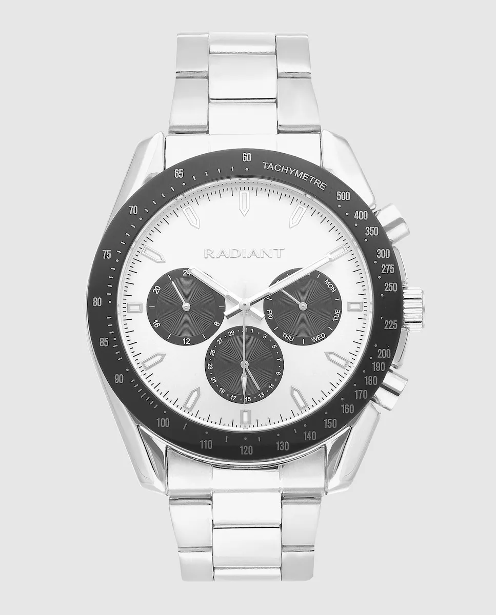 

Мужские часы Marlon RA668701 из стали с серебряным ремешком Radiant, серебряный
