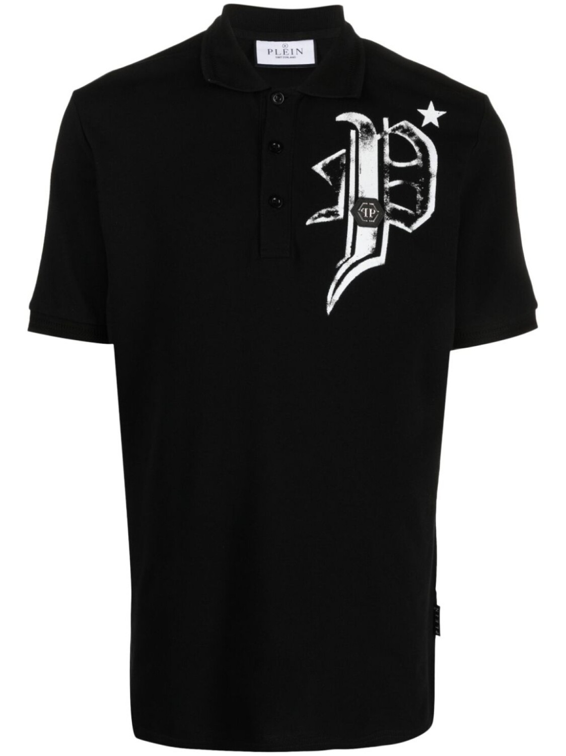 

Рубашка поло Skull & Bones из джерси Philipp Plein, черный