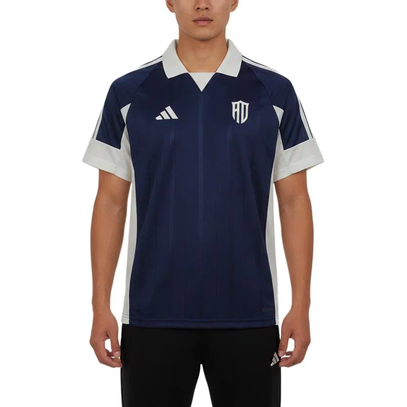 Футболка Adidas Men's Navy Blue Lapel Moderate