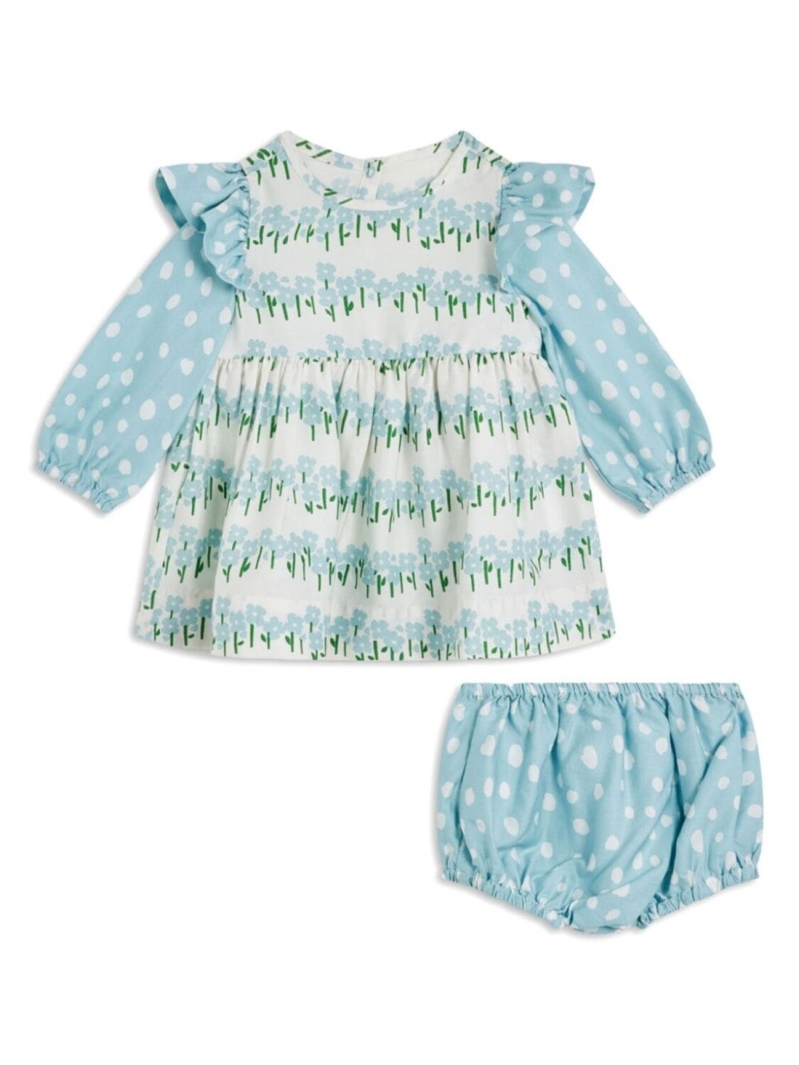 

Stella McCartney Kids платье с цветочным принтом, синий