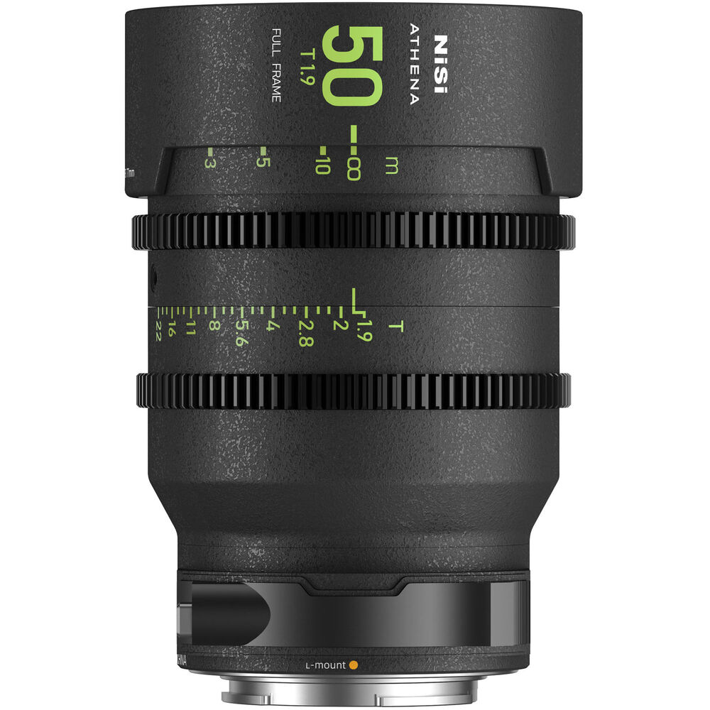

Полнокадровый объектив NiSi ATHENA PRIME 50 мм T1.9 (крепление L, вставной фильтр)