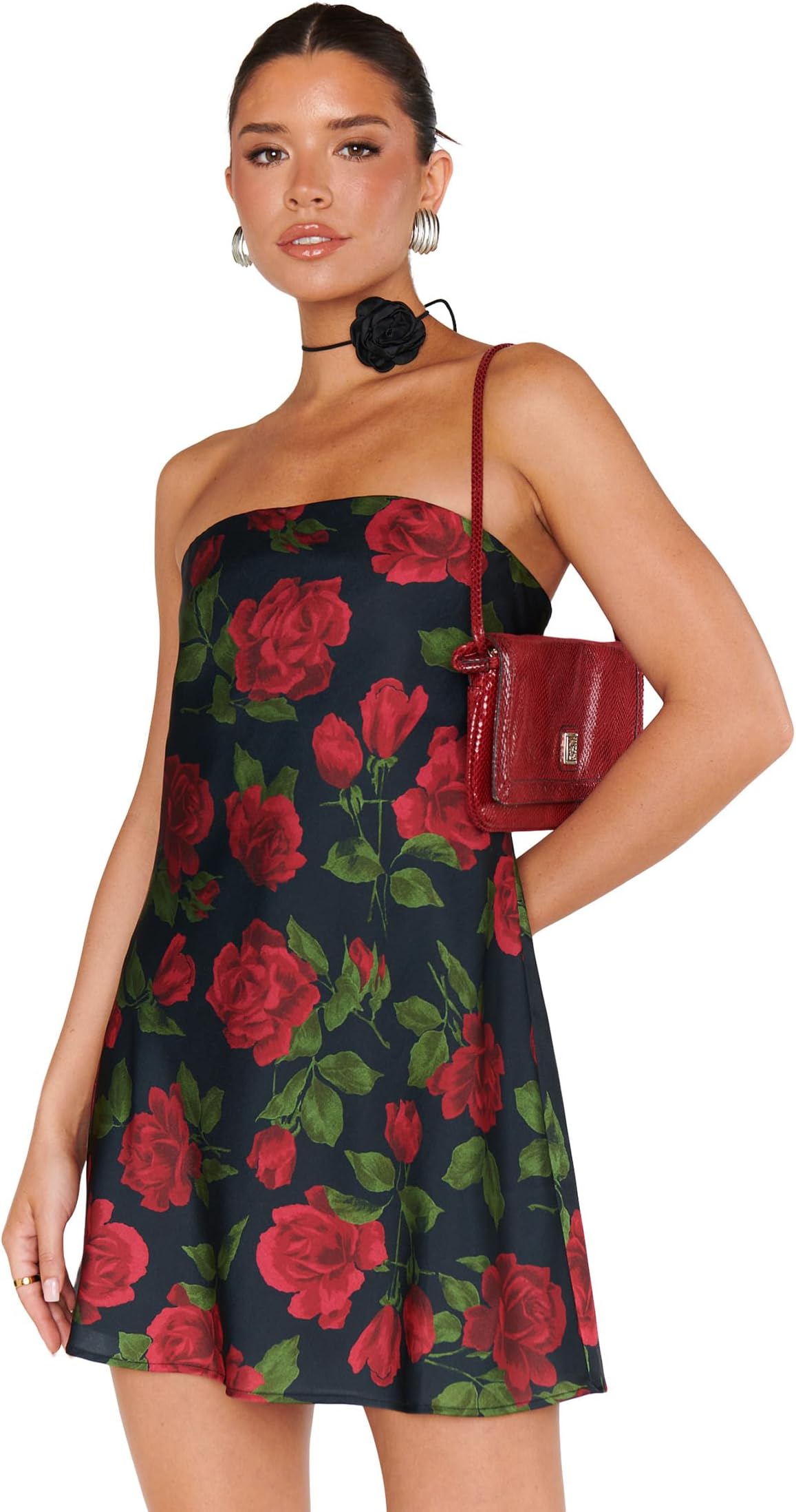 

Платье Show Me Your Mumu Taylor Tube Dress, цвет Send Me Roses