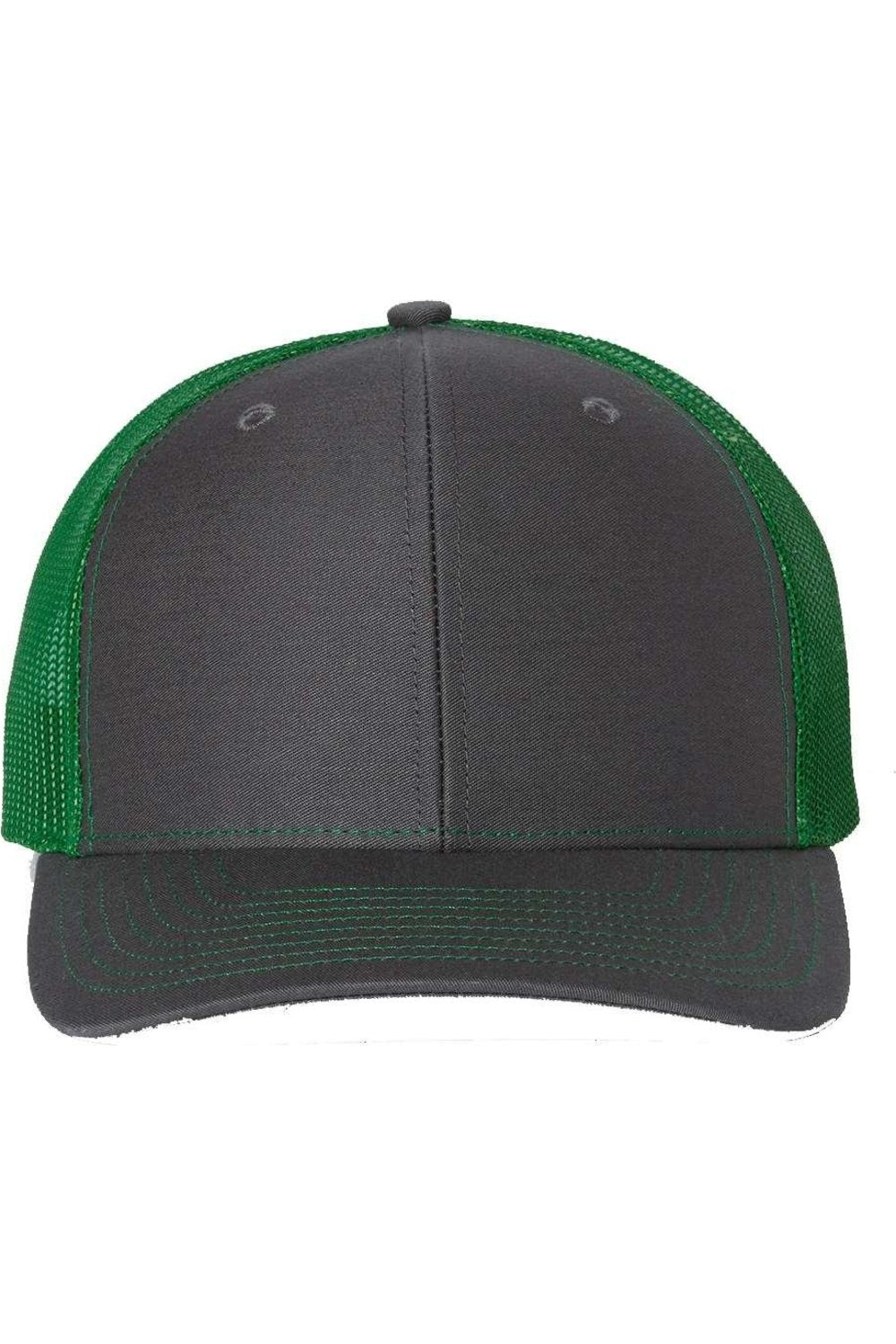 

Регулируемая бейсболка дальнобойщика Richardson Snapback, цвет charcoal/ kelly