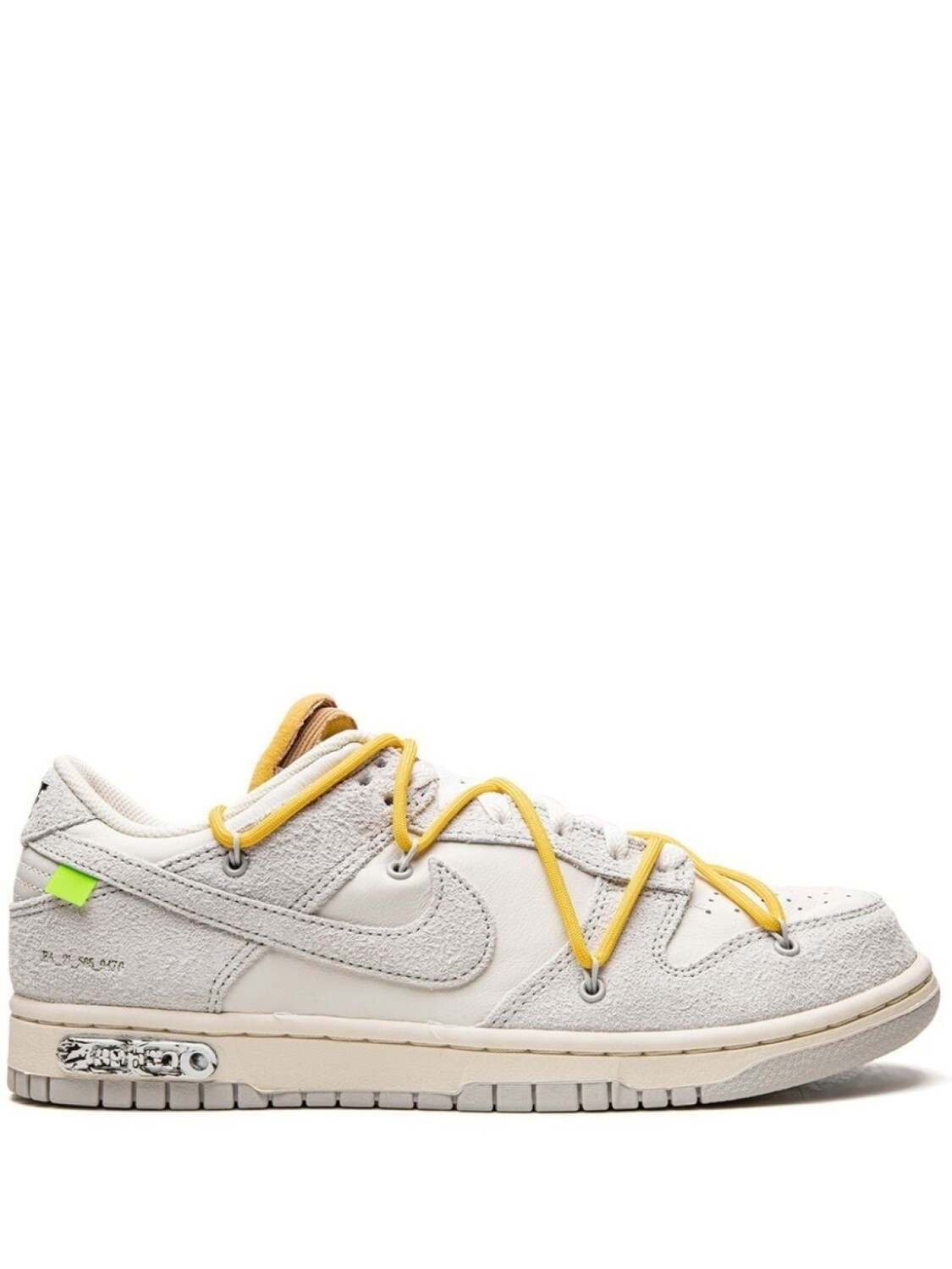 

Кроссовки Nike Dunk Low, светло-серый/желтый