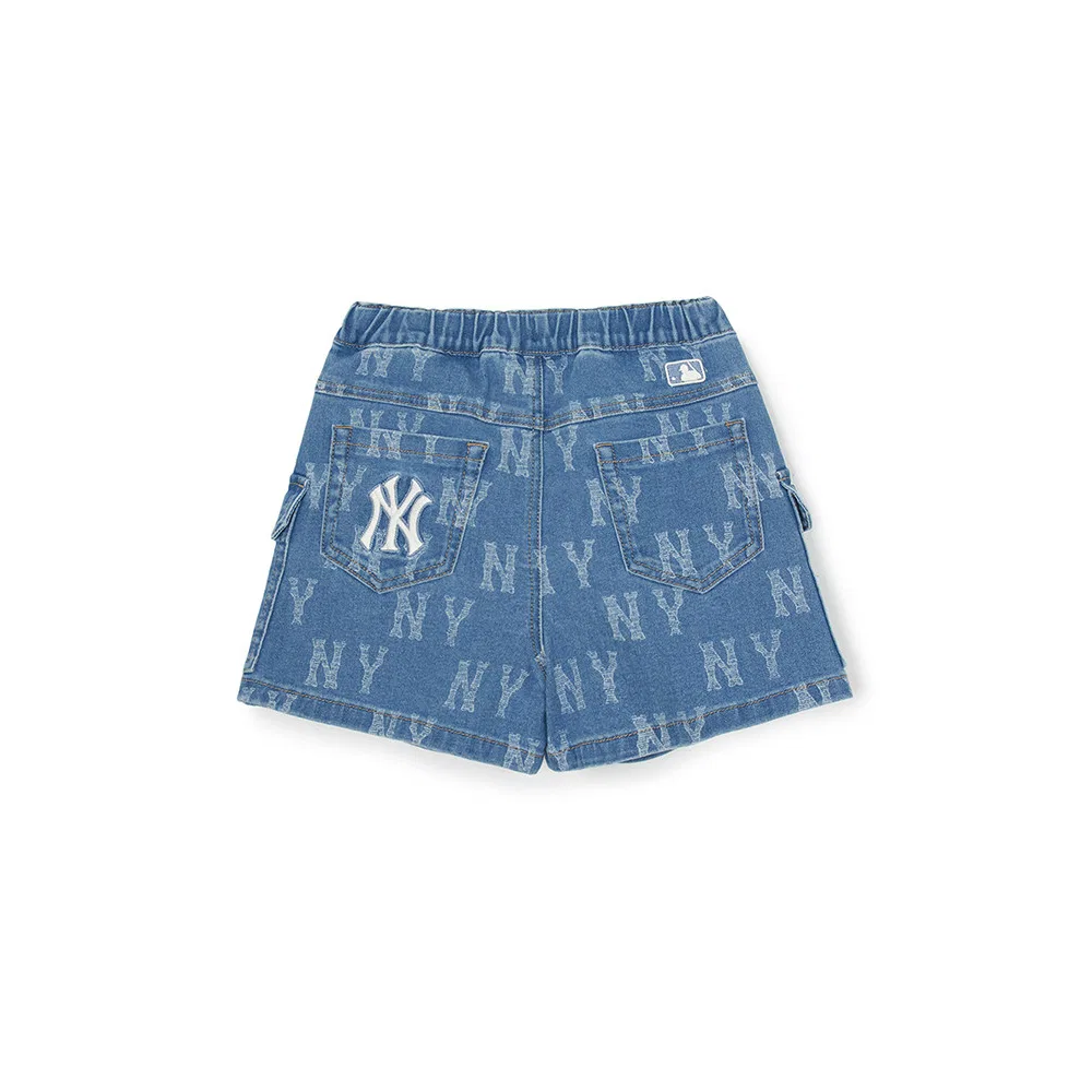Юбка Monogram MLB KIDS синяя — фото 3