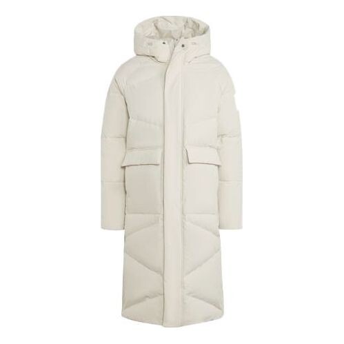 

Пуховик adidas Big Baffle Down Coat, бежевый