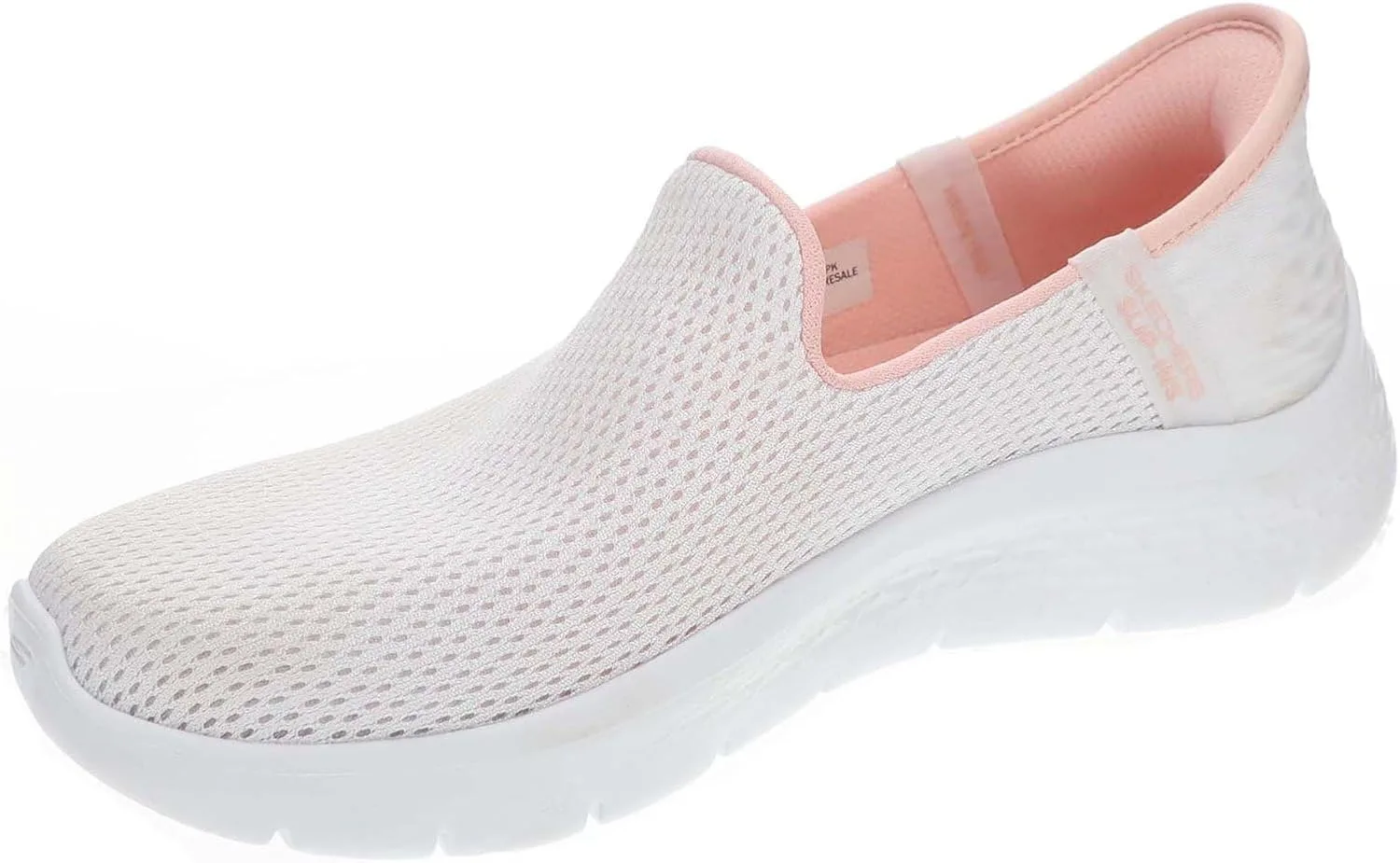 Мужские слипоны Skechers Go Walk 5 Apprize, белый/розовый — фото 4