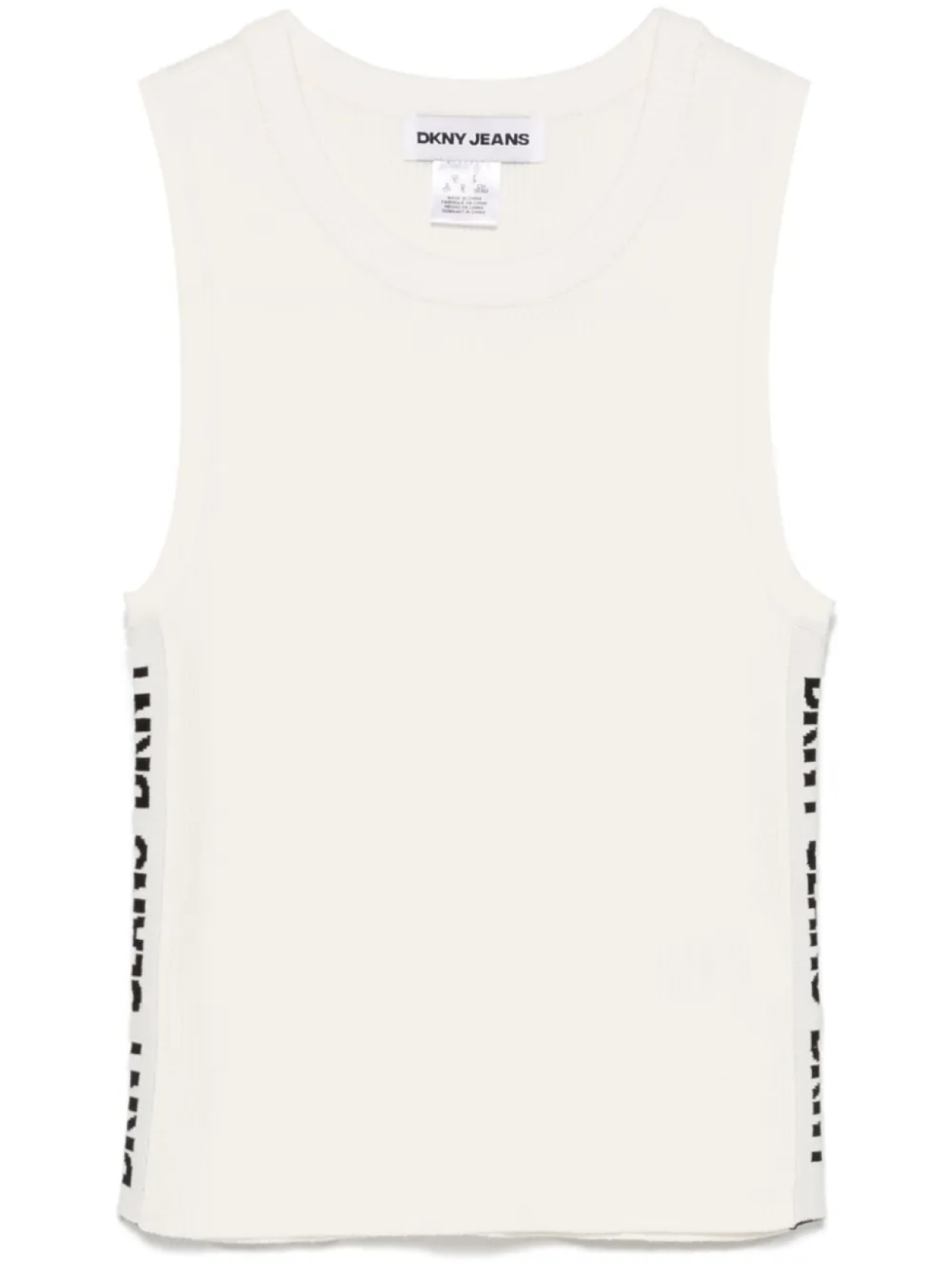 

Жилет с логотипом DKNY, белый