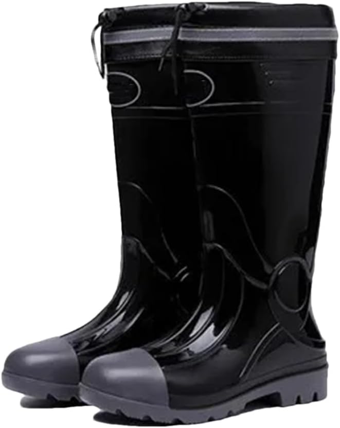 

Резиновые сапоги Wjnvfioo Camo1 с низким каблуком, противоскользящие, мужские, средние по голени, водонепроницаемые и дождевые ботинки, 10 Cotton Bush 1