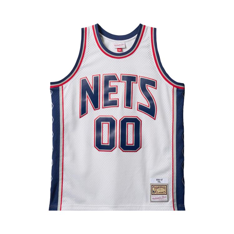 

Футболка Mitchell & Ness x Playboi Carti x NBA New Jersey Nets 2006 года, белый