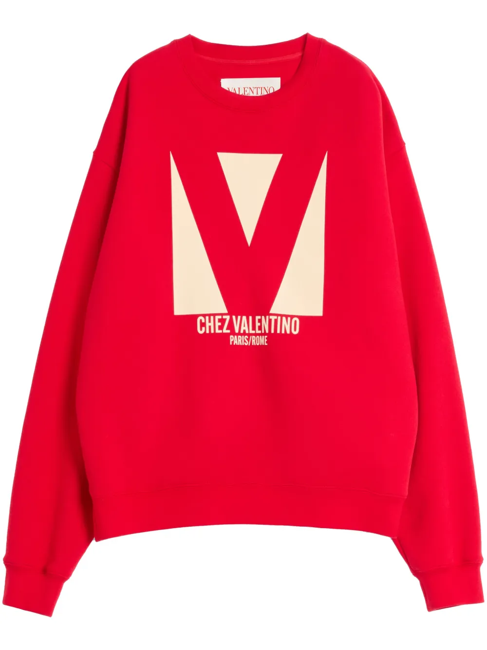 

Свитер с логотипом VALENTINO GARAVANI, красный