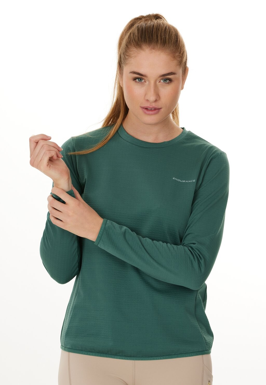 

Топ с длинными рукавами MIDLAYER Endurance, цвет mallard green