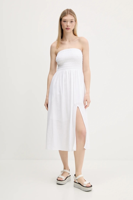 

Льняное платье Hollister Co., белый