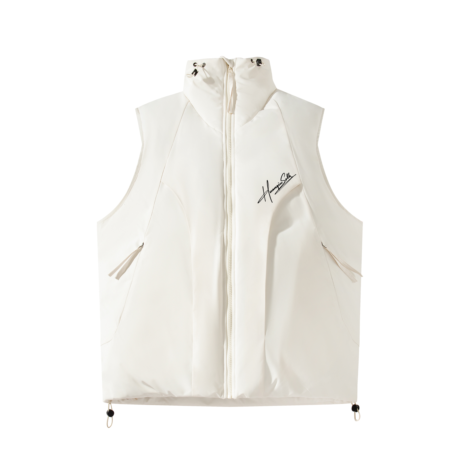 

Жилет Unisex Stand Collar Moderate Workwear HUANQIU, хаки оранжевый