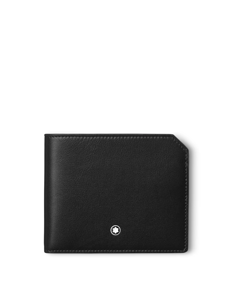 

Кошелек унисекс из черной кожи Montblanc, черный