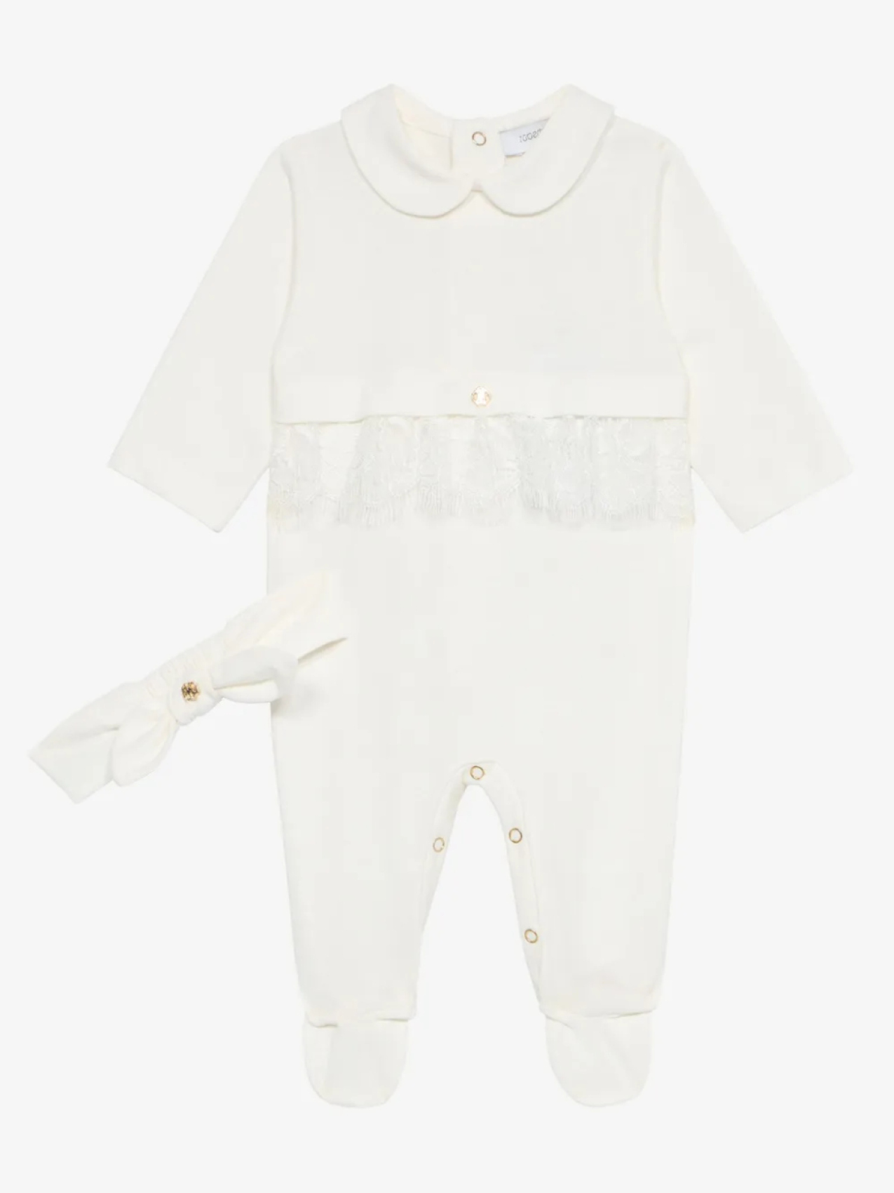 

Комплект детского белья Roberto Cavalli Junior из хлопка, белый