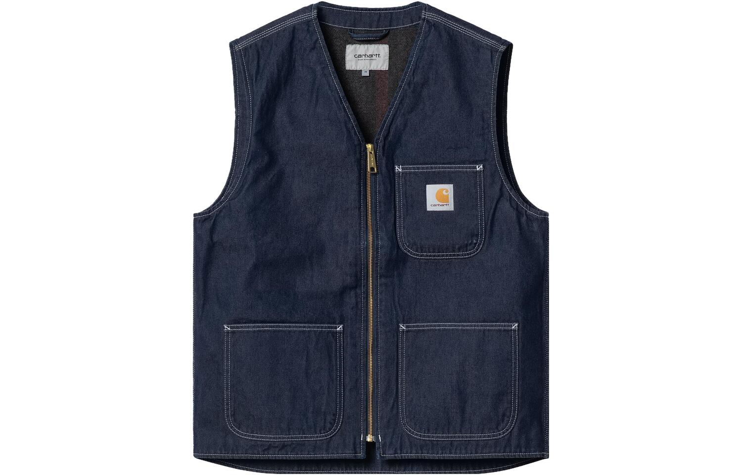 

Carhartt WIP Стираный синий жилет, Washed Blue