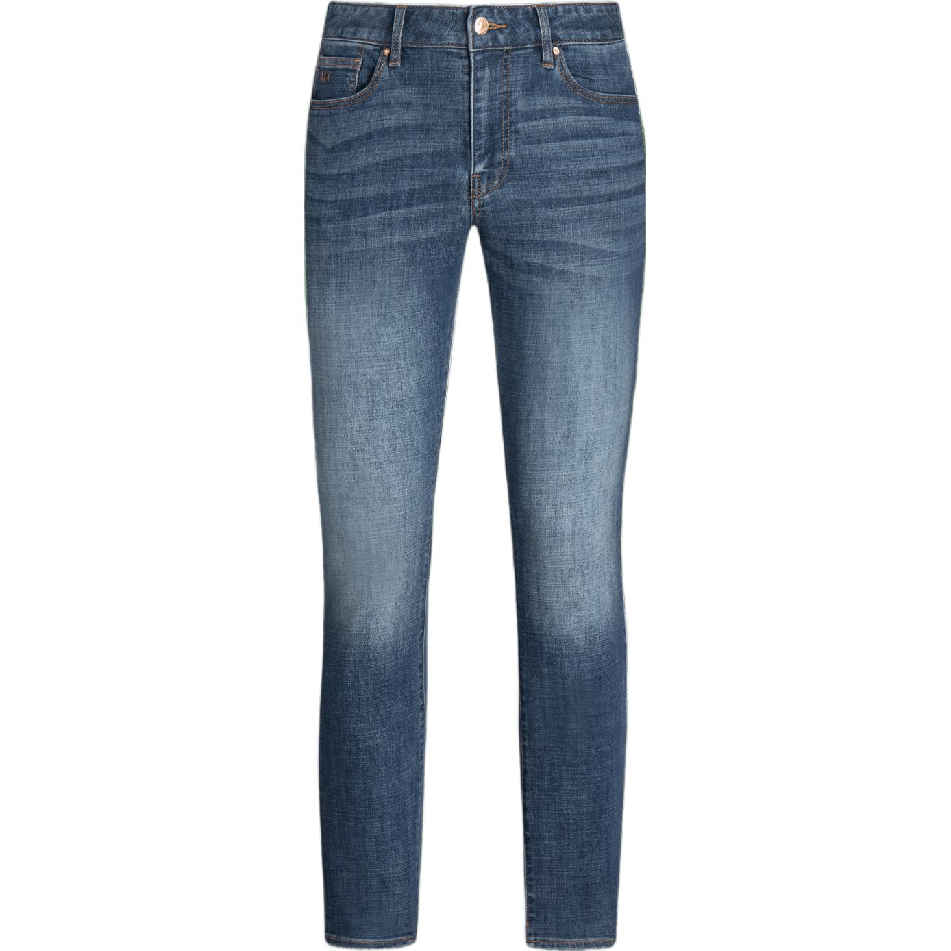 

ARMANI EXCHANGE Джинсы мужские синие AE SS24