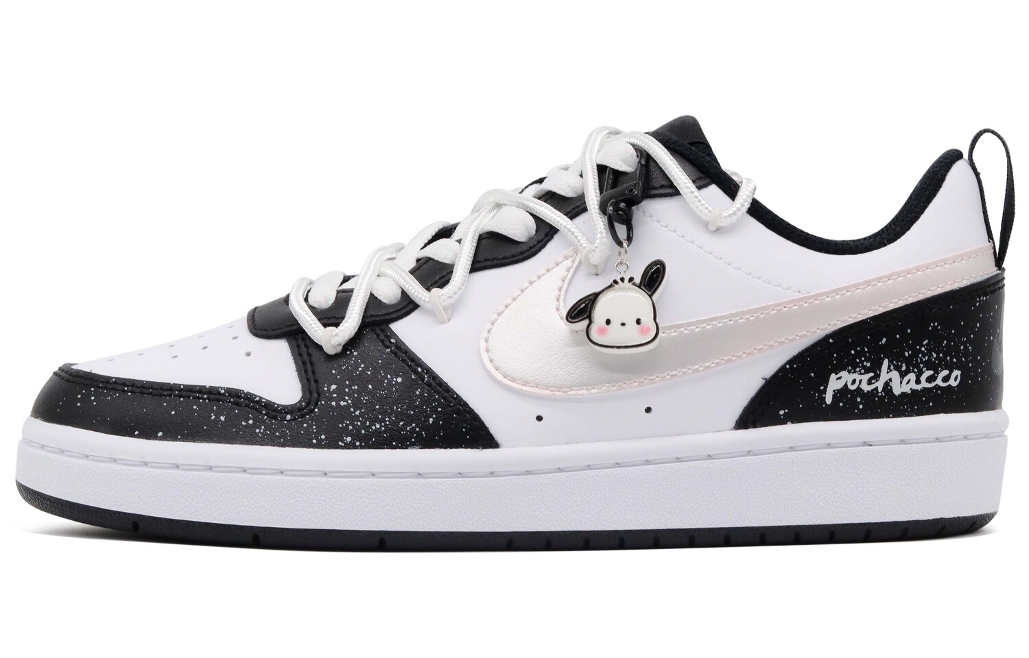 

Кроссовки Nike Court Borough 2 Skateboarding Shoes Women's Low-top White/Black/Silver, черный/белый