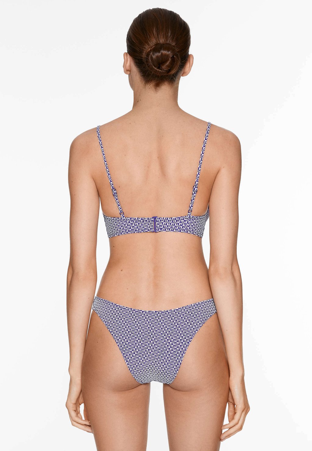 

Плавки бикини GEOMETRIC MEDIUM-COVERAGE U-CUT OYSHO, синий