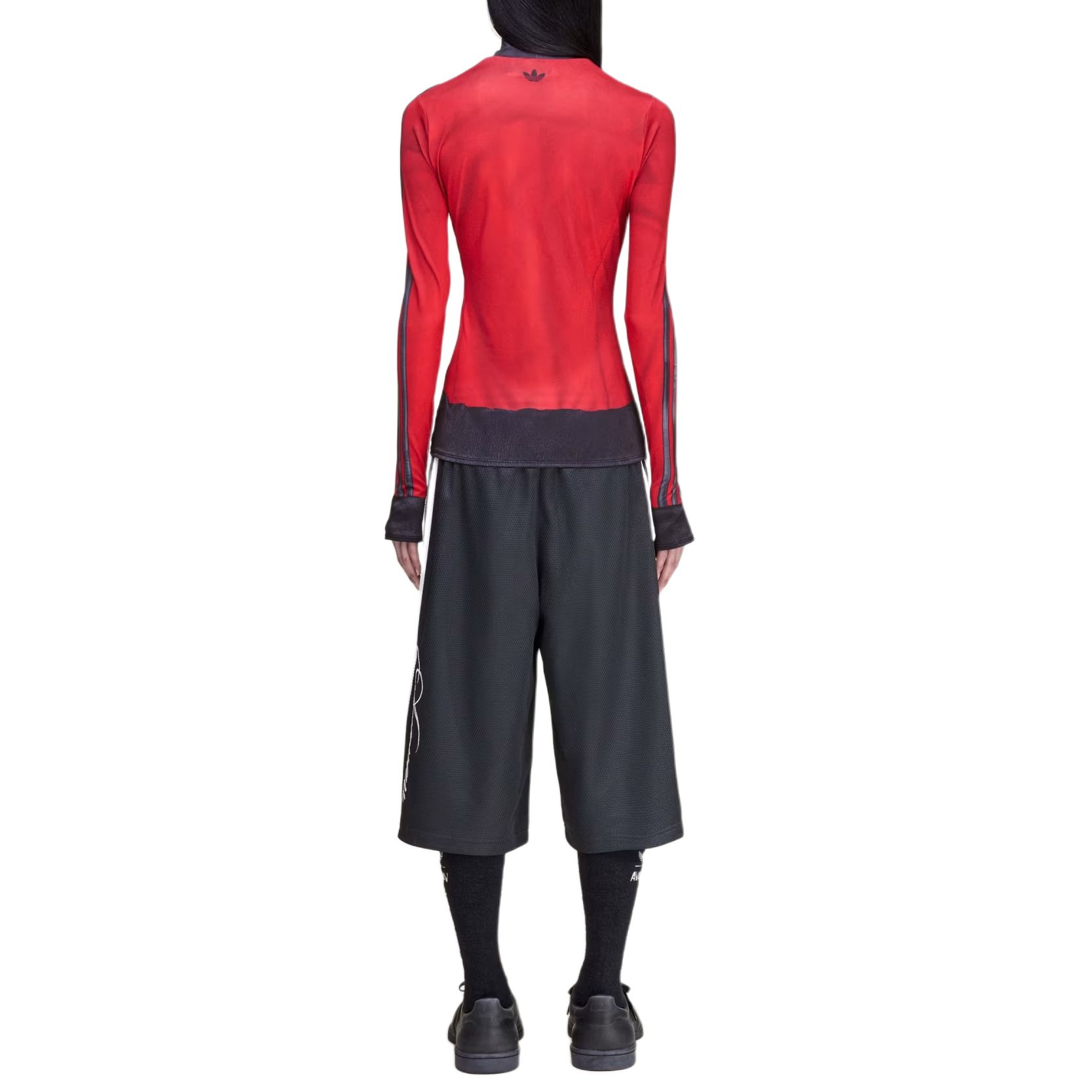 Adidas X Avavav футболка с длинным рукавом, набор из двух штук Adidas Originals, 2-piece set (bright красный/черный) — фото 4