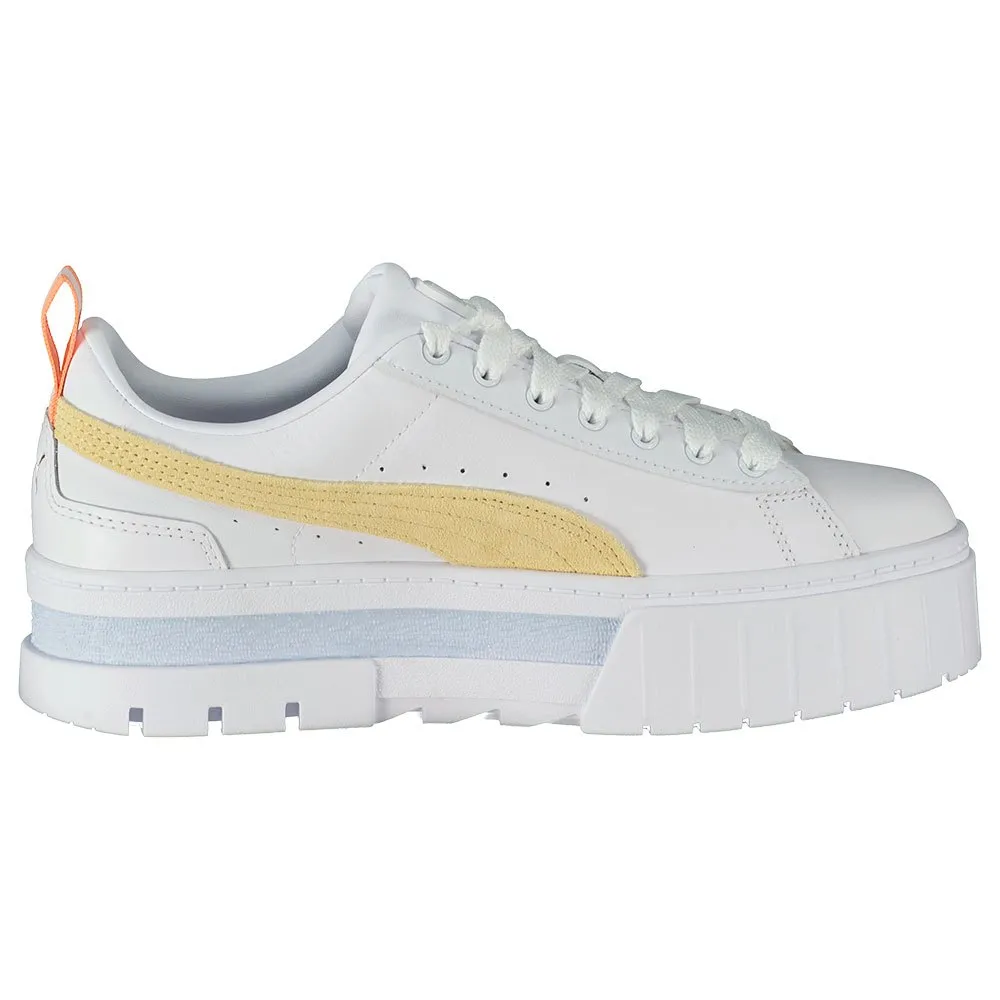Кроссовки Puma Mayze Leather, белый — фото 3