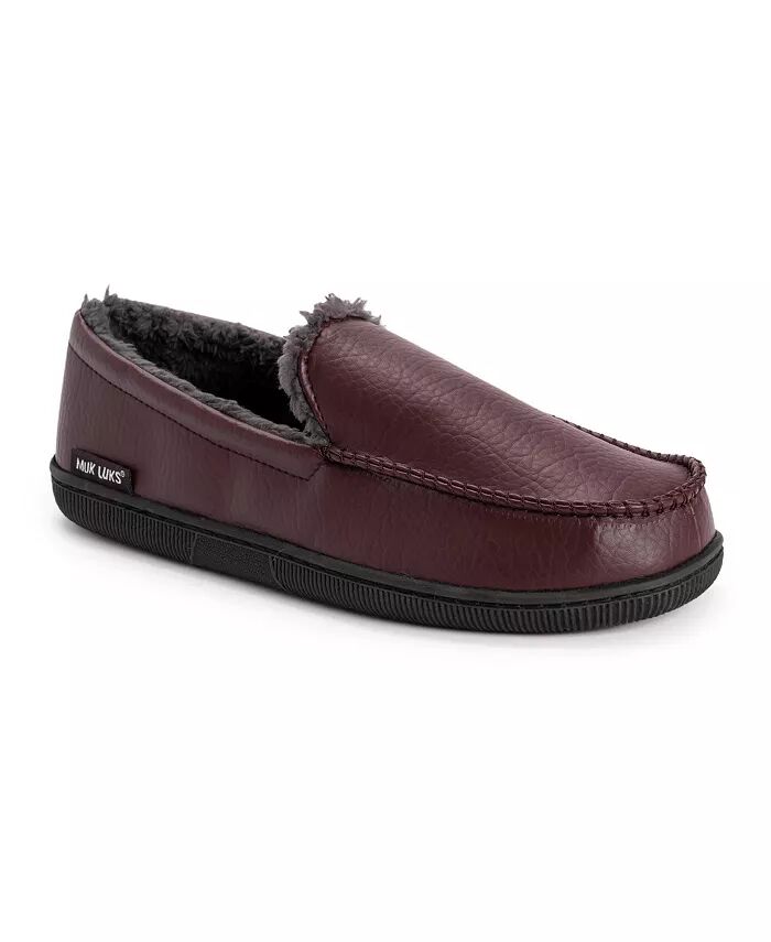 

Мужские мокасины-тапочки, коричневые, средние MUK LUKS, коричневый
