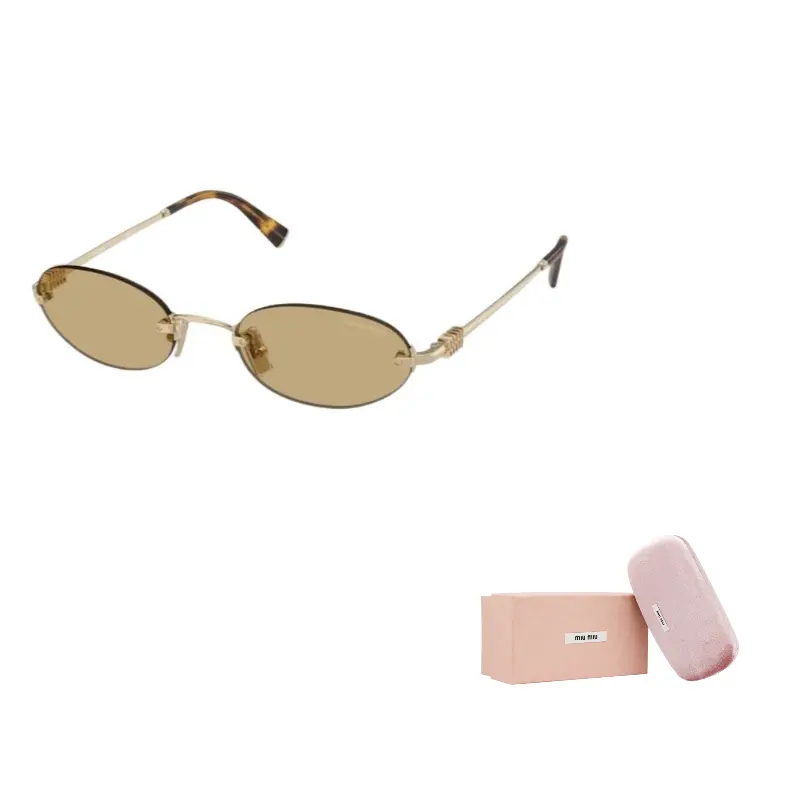 

MIU MIU Солнечные очки с логотипом Eyewear, Tortoiseshell