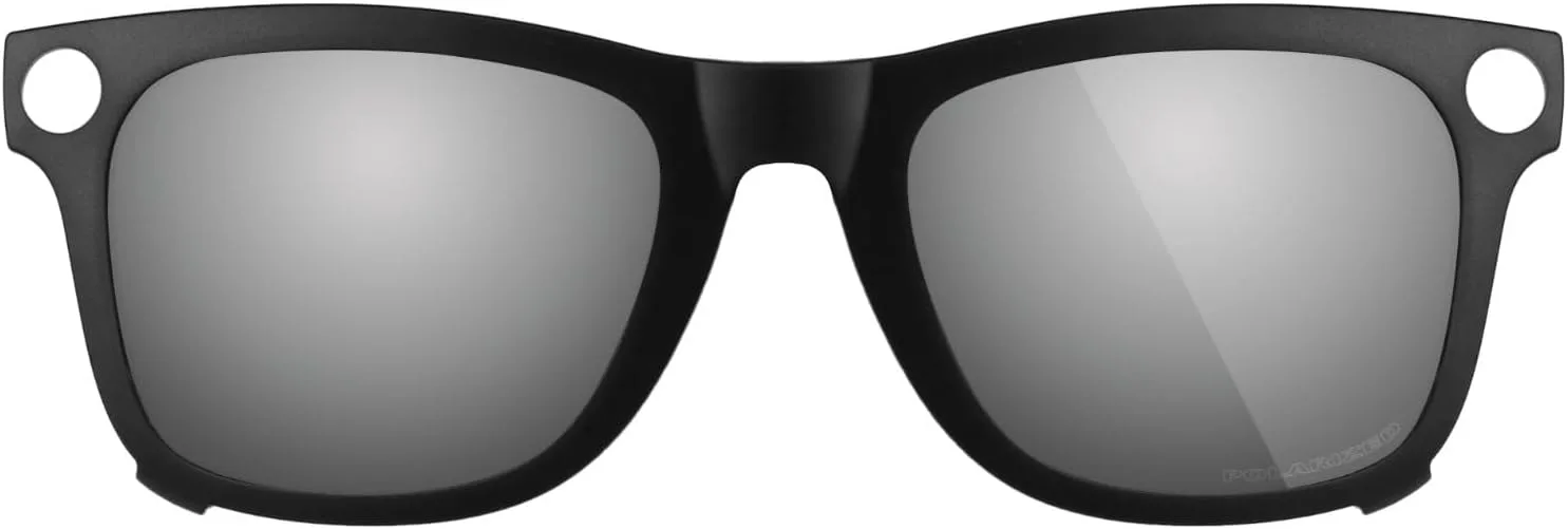 

Поляризованные солнцезащитные очки-клипсы, совместимые с Ray-Ban Meta Wayfarer RW4008 и Gen 2 RW4012 (53-22) - защита от УФ-излучения Fiskr, Metallic Silver