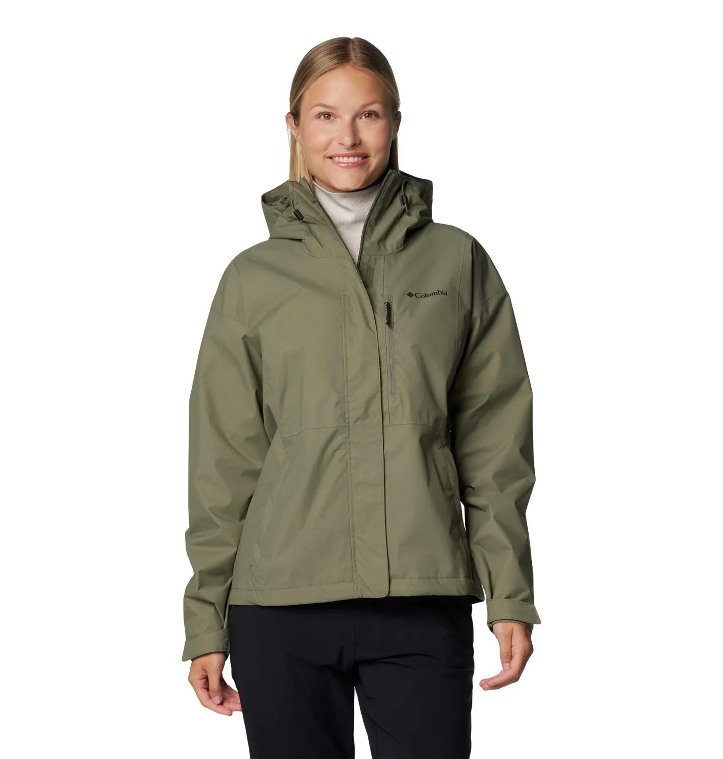 

Дождевик Hikebound II женский Columbia, Stone Green/Shark Lining