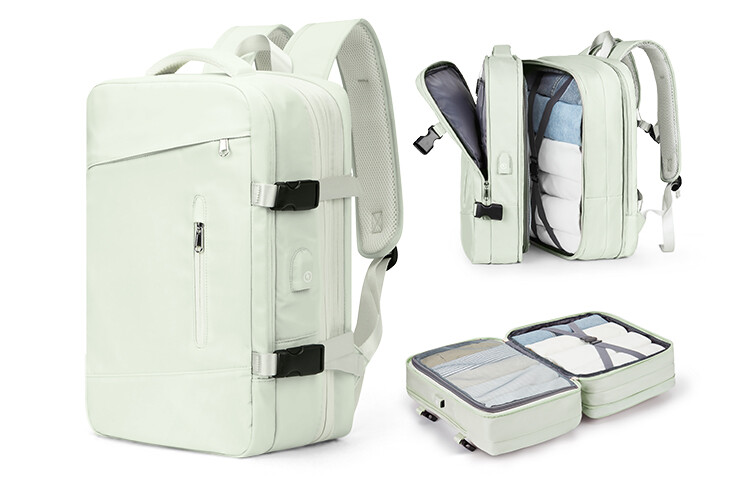 

Light Rider QING QI ZHE Рюкзак унисекс, 9167 темно-зеленый [включая мешок для разделения влажной и сухой воды + отдельный мешок для обуви]