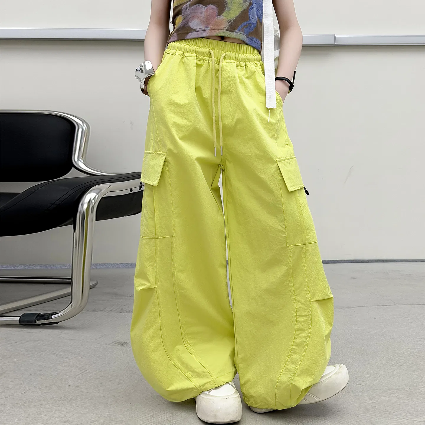 Детские карго-брюки тонкие Disney, Green — фото 3