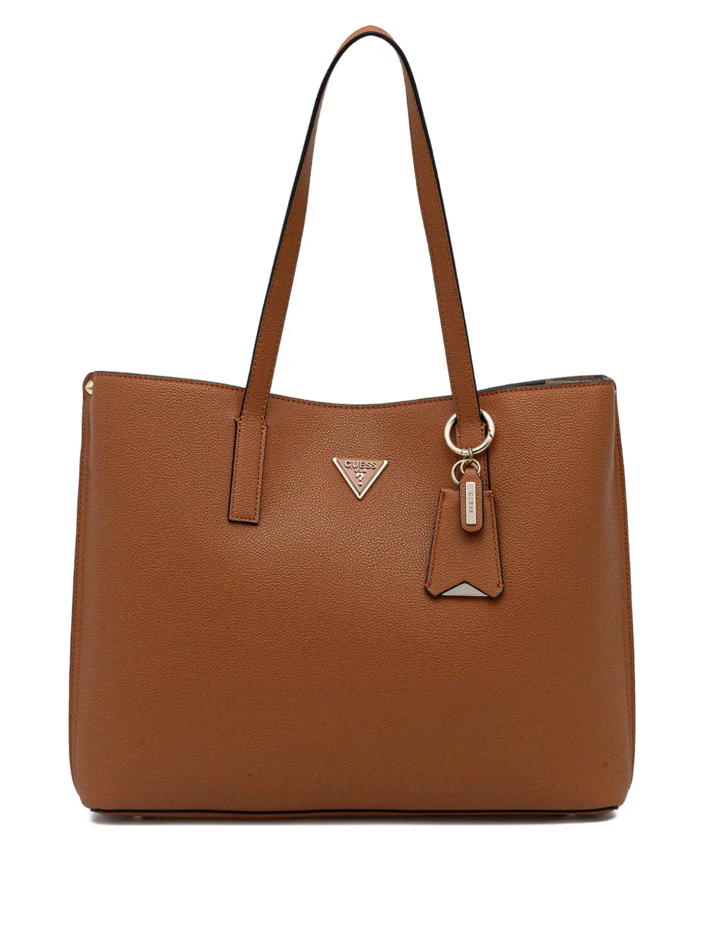 

Сумка на плечо с подвеской в виде треугольного логотипа Guess Usa, коричневый