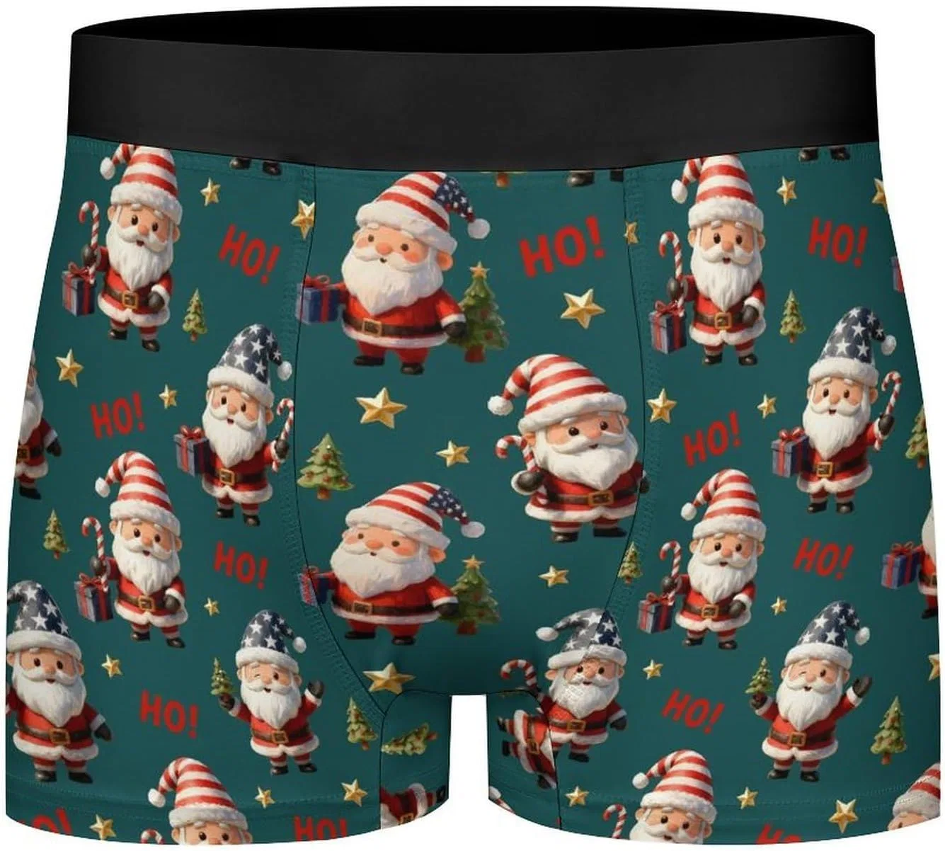 Боксеры с новогодним принтом Santa Claus — фото 4