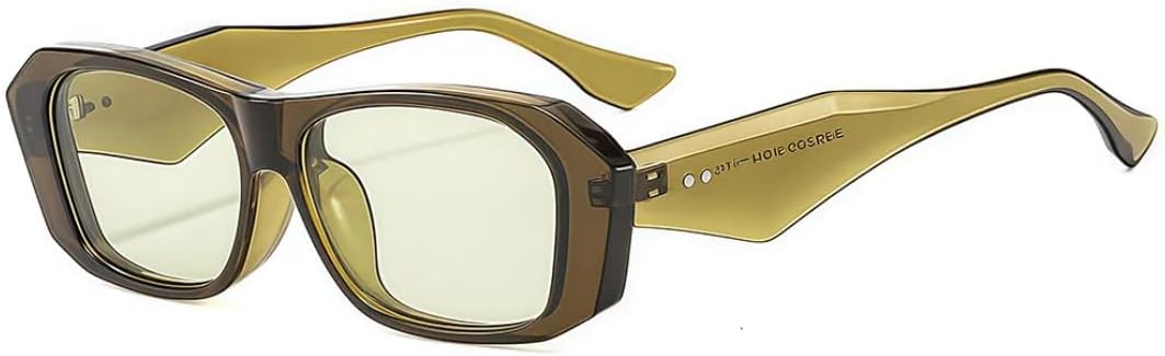 

Солнцезащитные очки с защитой от УФ-излучения UV400 | Леопардовый принт, маленькая оправа | Линзы конфетных цветов | Для женщин и мужчин | Для занятий спортом на открытом воздухе и вождения LXLHWN, Olive Green