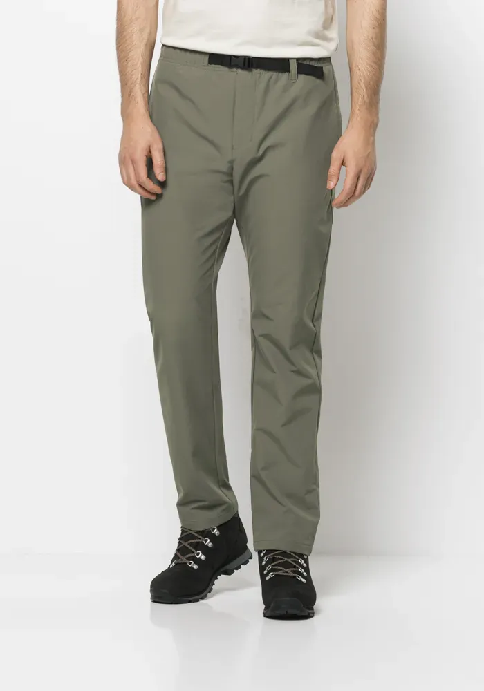 

Брюки из софтшелла Jack Wolfskin "WINTER WALK PANTS M", оливковый