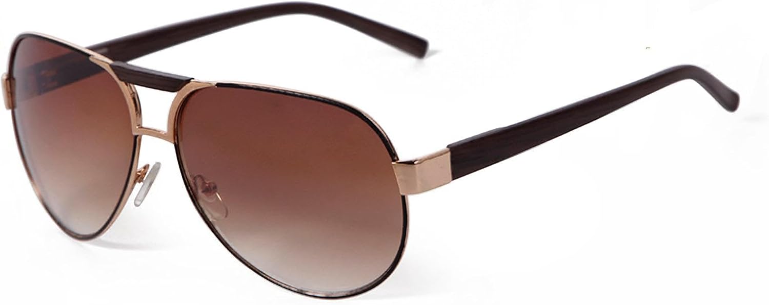 

Классические солнцезащитные очки Avaition Oversized Retro для женщин и мужчин, с градиентным затемнением, защитой от УФ-излучения UV400, с имитацией деревянных дужек WNCKSQ, C3