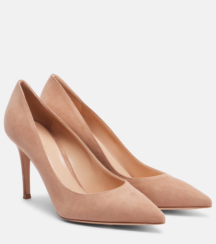 Туфли Gianvito 85 из замши Gianvito Rossi, Praline