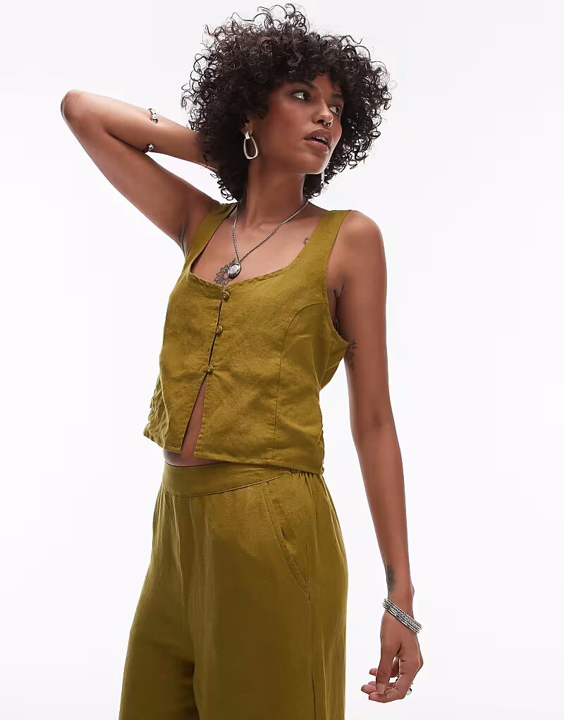 

Топ оливково-зеленого цвета Rhythm