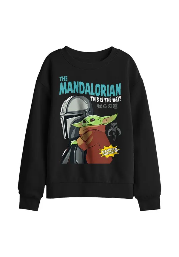 Постер "мандалорец" и грогу, толстовка Star Wars, Black