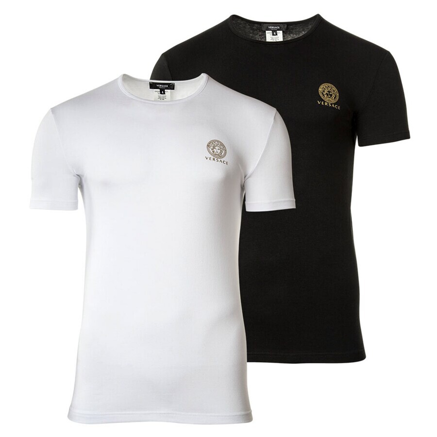 

Футболка VERSACE, черный/белый