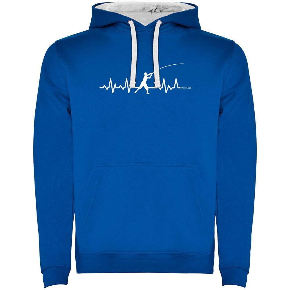 

Худи Kruskis Fishing Heartbeat Two-Colour, синий