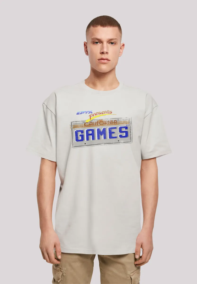 

Футболка F4NT4STIC "California Games Plate", принт, цвет Lightasphalt