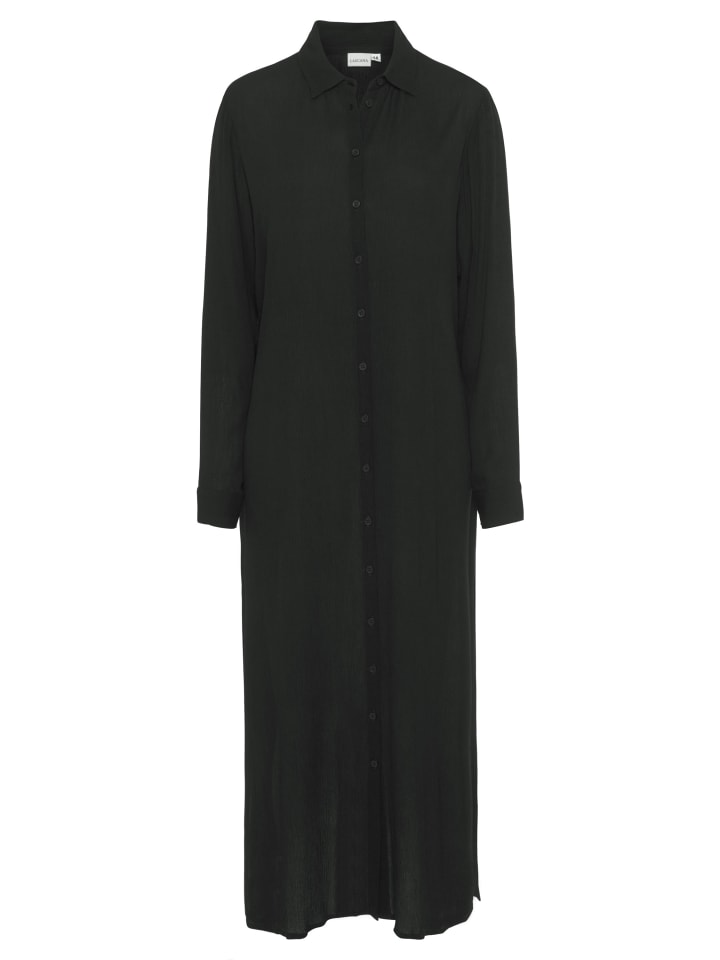 

Короткое платье LASCANA Hemdblusenkleid, черный