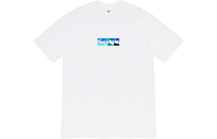 Футболка Emilio Pucci с логотипом Supreme, White/Blue