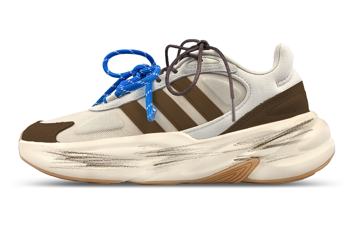 

Ozelle устойчивые к истиранию низкие кроссовки унисекс Adidas Neo, Tan