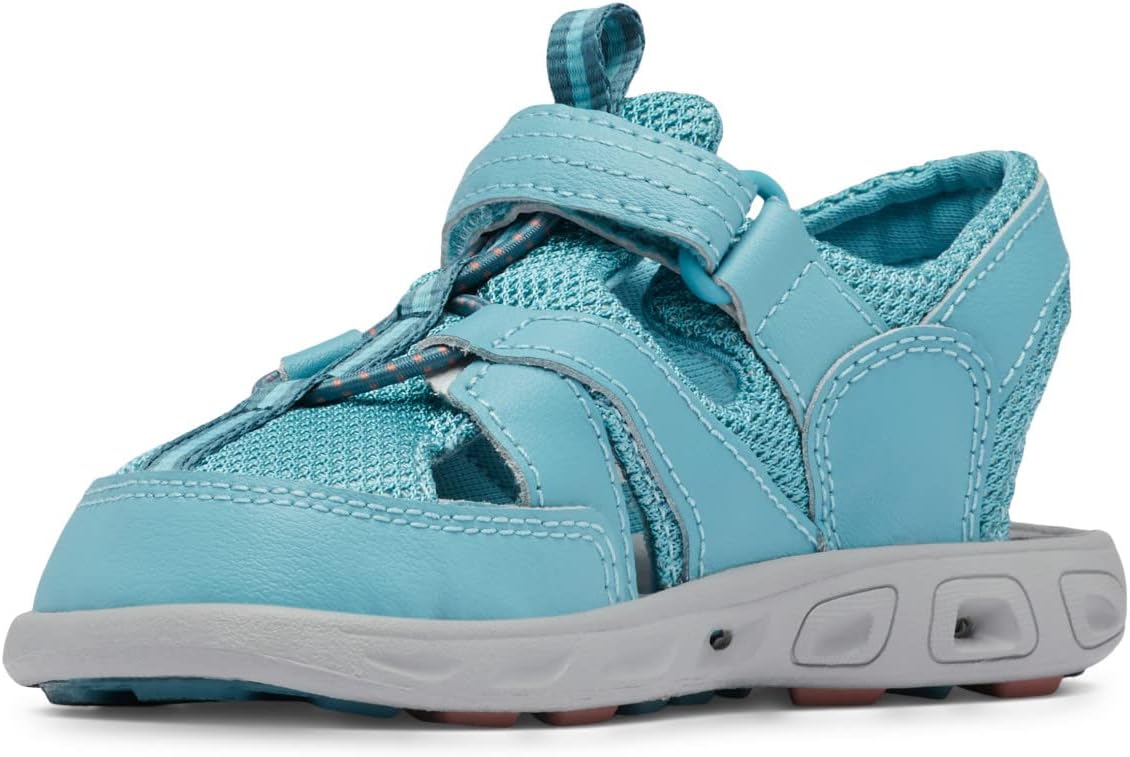 Columbia unisex-child Techsun Wave закрытые сандалии, Sea Wave/Sandalwood Pink — фото 2
